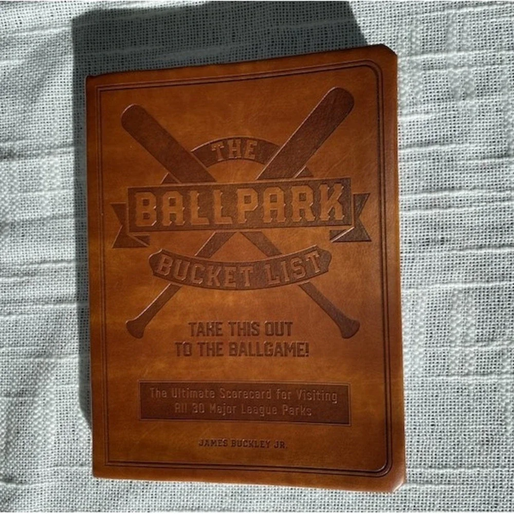 The Ballpark‎ Bucket List MLB Stadium Travel Journal Baseball Fan Gift Book